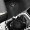 Unique Bargains Universal 5 Speed Car Gear Lever Shifter Manual Stick Shift Knob PU Leather Black Stitches - image 2 of 4