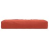 vidaXL Pallet Cushion Sofa Seat Chair Pad - Melange Red Fabric - 23.6"x23.6"x3.9" - Indoor/Outdoor Use - Foam Fiber Fill - 4 of 4