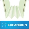 Pendaflex Heavy-Duty Pressboard Folders with Embossed Fasteners, 1/3-Cut Tabs, 3" Expansion, 2 Fasteners, Letter Size, Green, 25/Box - 4 of 4