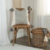 20"x20" Oversize Color Block Poly Filled Square Throw Pillow Gray - Donny Osmond Home: Industrial Style, Removable Cover, Indoor Use - 2 of 4