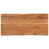 vidaXL Dining Table 43.3 in.x19.7 in.x29.9 in. Solid Wood Acacia - 4 of 4