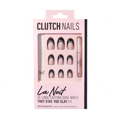 Clutch Nails Press-On Nails - La Nuit - 24ct