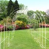 2.2m rose arch, metal arch for garden, trellis, for wedding support, garden decoration frame, metal Garden Arbor, Bridal Party Decoration - 3 of 4