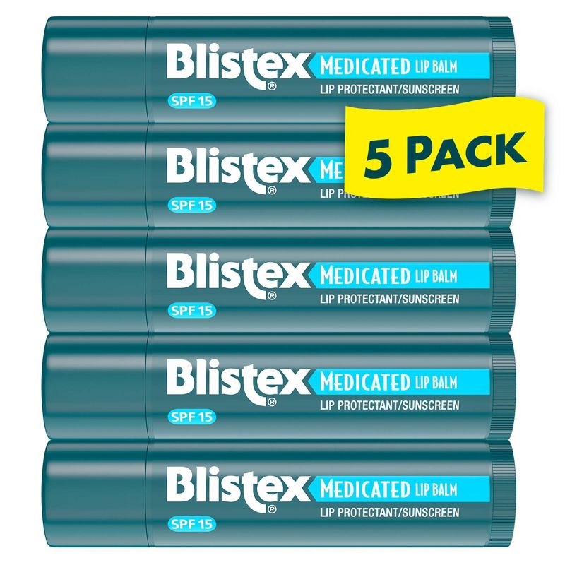 Blistex Medicated Lip Balm - 0.15oz/5pk, 5 of 7