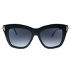 Tom Ford Dasha TF 822 01D Womens Square Polarized Sunglasses Shiny Black 52mm - 2 of 3