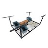 CAT 72 x 48 Inch Adjustable Height Hammer Granite Finished Steel Wire Overhead Garage Ceiling Mount Storage Rack Shelf System, Black - 4 of 4