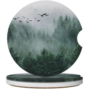 TruAIR Ceramic Car Cup Coasters (2-Pack) - 1 of 4
