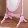 Exquisite Wooden Floor Mirror: A Nod to Queen Anne Elegance - 2 of 4