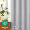 Deconovo 2 Panels Linen Look Film Coated Blackout Curtains with 8 Grommets - 2 of 4