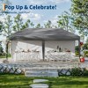10x20 Pop Up Canopy with 2 Sidewalls - Heavy Duty Outdoor Canopy Tent with Portable Roller Bag - 3 of 4