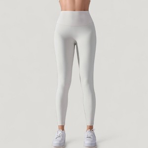 Anna-Kaci Active Women's High Waist Seamless Full Length Leggings with Wide Waistband - 1 of 4