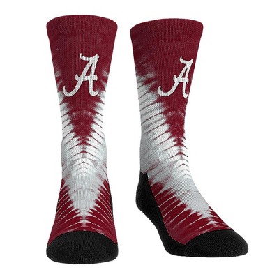 NCAA Alabama Crimson Tide - V Shape Tie Dye Rock 'Em Socks