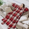PAVILIA Wearable Blanket with Sleeves and Foot Pockets, Fleece Warm Snuggle Pocket Sleeved Throw for Women Men Adults - 3 of 4