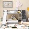 Stairway Bunk Bed with Slide, Pine Wood Twin over Twin Bunk Bed Frame and Two Drawers for Kids Teens Boys and Girls - 3 of 4