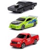 "Fast & Furious" 3 piece Set "Nano Hollywood Rides" Diecast Model Cars by Jada - 2 of 3