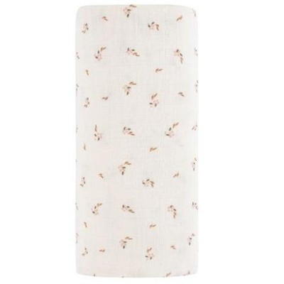 Ely's & Co. Cotton - Printed Floral - Muslin swaddle (1 Pack)