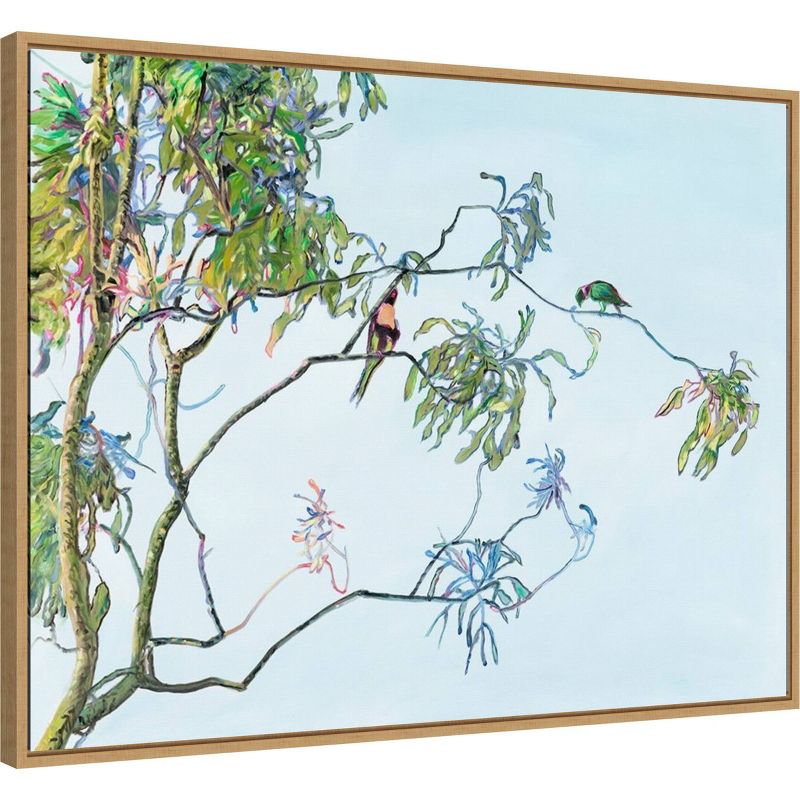 30&#34; x 22&#34; Eucalyptus Tree by Urban Road Framed Canvas Wall Art Light Brown - Amanti Art, 3 of 10