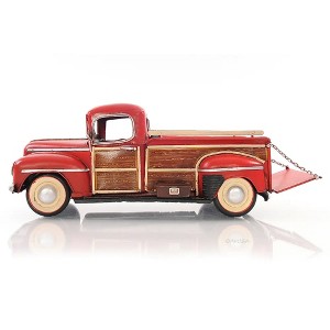 Old Modern Handicrafts 1942 Ford Pickup Model – 1:12 Scale Handcrafted Iron Collectible with Rolling Wheels & Opening Tailgate - 1 of 4
