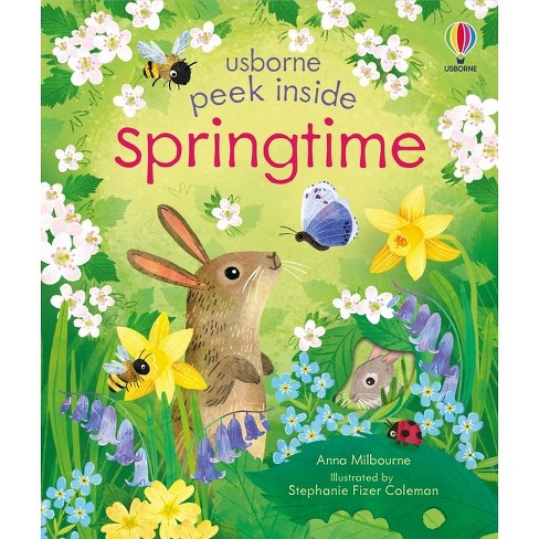 Peek Inside Springtime - by  Anna Milbourne (Board Book) - image 1 of 1