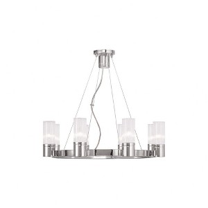 Livex Lighting Midtown 6 - Light Chandelier in  Brushed Nickel - 1 of 4