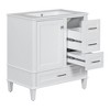 Okak 30" Modern Bathroom Vanity with Top Ceramic Sink, Solid Wood Frame Bathroom Storage Cabinet with Soft Closing Door & 3 Drawers - 4 of 4