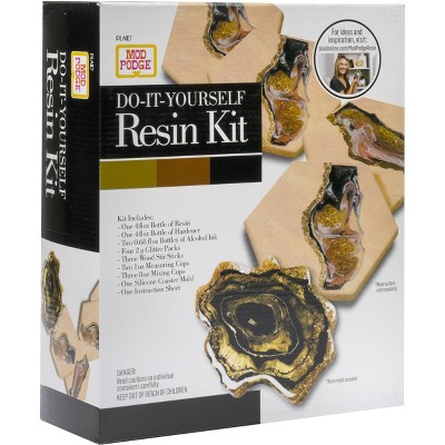 Mod Podge Resin Kit Coasters
