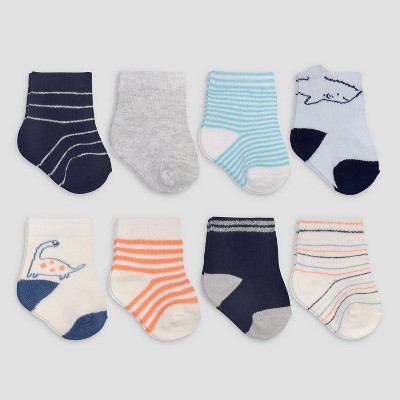 Carter's Just One You® Baby 8pk Shark Dino Socks - 3-12M