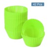 Unique Bargains Silicone Non-Stick Heat Resistant Baking Cups - 3 of 4