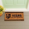 Evergreen Las Vegas Golden Knights Logo Natural Coir 28 x 16 Inches Indoor Outdoor Doormat - 4 of 4