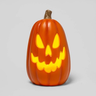 16" Lit Pumpkin Orange Halloween Decorative Prop - Hyde & EEK! Boutique™