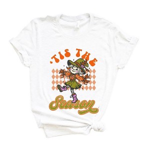 Simply Sage Market Women's Tis The Season Scarecrow Short Sleeve Graphic Tee - 1 of 4