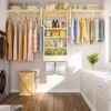 Aheaplus 4FT - 8FT Closet Organizer with Hanging Rods, DIY Closet System with 2 Doors for Laundry Room - 2 of 4