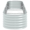 vidaXL White Iron 4-Floor Flower Stand with Wheels, Durable Plant Rack with Strong Frame and Versatile Storage Shelf, 17.3"x9.1"x31.5" - 4 of 4