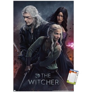Trends International Netflix The Witcher: Season 3 - Trio One Sheet Unframed Wall Poster Prints - 1 of 4