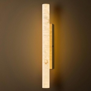 35.6inch Dimmable LED Wall Mounted with Alabaster Shade - 1 of 4