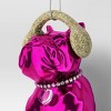 4" Christmas Hot Pink Puppy with Glitter Earmuff Ornament - Wondershop™ - 3 of 3