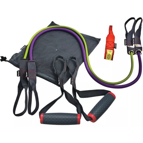 Perfect Fitness Attach Anywhere 3 Level Resistance Bands Kit : Target