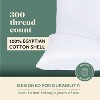 ComfyDown ComfyDream Medium Support Down Feather Blend Bed Pillow 100% Cotton Cover Made in USA - 3 of 4