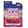 1987 Dodge Ram D-250 Pickup Truck "500 Mile Race Dodge Official Truck" Red with Stripes 1/64 Diecast Model Car by Greenlight - 3 of 3