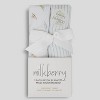 Milkberry Silky Soft 2 Pack Muslin Swaddle Blanket 100% Rayon of Bamboo Blankets for Girls & Boys - 3 of 4