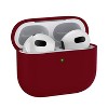 SaharaCase Silicone Case for Apple AirPods 3 (3rd Generation 2021) Burgundy (HP00074) - 3 of 4