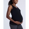 Women's Scoop Neck Side-Ruched Maternity Tank Top | Motherhood Maternity - 3 of 3