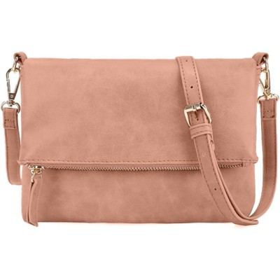 BEAFUP Women's Crossbody Bag with Detachable Shoulder Strap - Multi-Functional Vegan PU Leather Purse for Daily Use, Travel, and Gifts