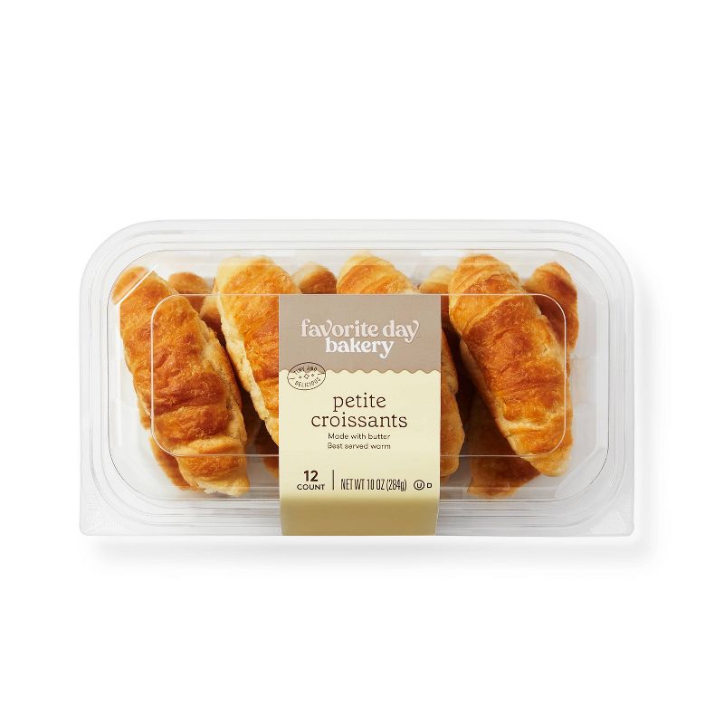 Petite Butter Croissants - 10oz/12ct - Favorite Day&#8482;, 1 of 7