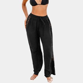 LASULEN Fadegrass Pants, Woman's Casual Full-Length Loose Pants Black at   Women's Clothing store