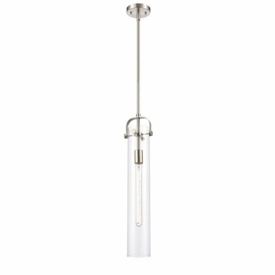 Pilaster - 1 Light Stem Hung Pendant In Industrial Style-14.5 Inches Tall and 5 Inches Wide