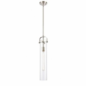 Pilaster - 1 Light Stem Hung Pendant In Industrial Style-14.5 Inches Tall and 5 Inches Wide - 1 of 1