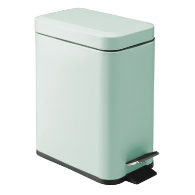 1.3gal Soft Close Pedal Step Trash Can Black - 88 Main : Target