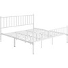 Yaheetech Metal Platform Bed Frame with Spindle Headboard and Footboard - 2 of 4