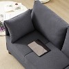VASIP Modern detachable Sofa 3 Seater Sofa Couches with Metal frame for Living Room Apartment Bedroom - 3 of 4
